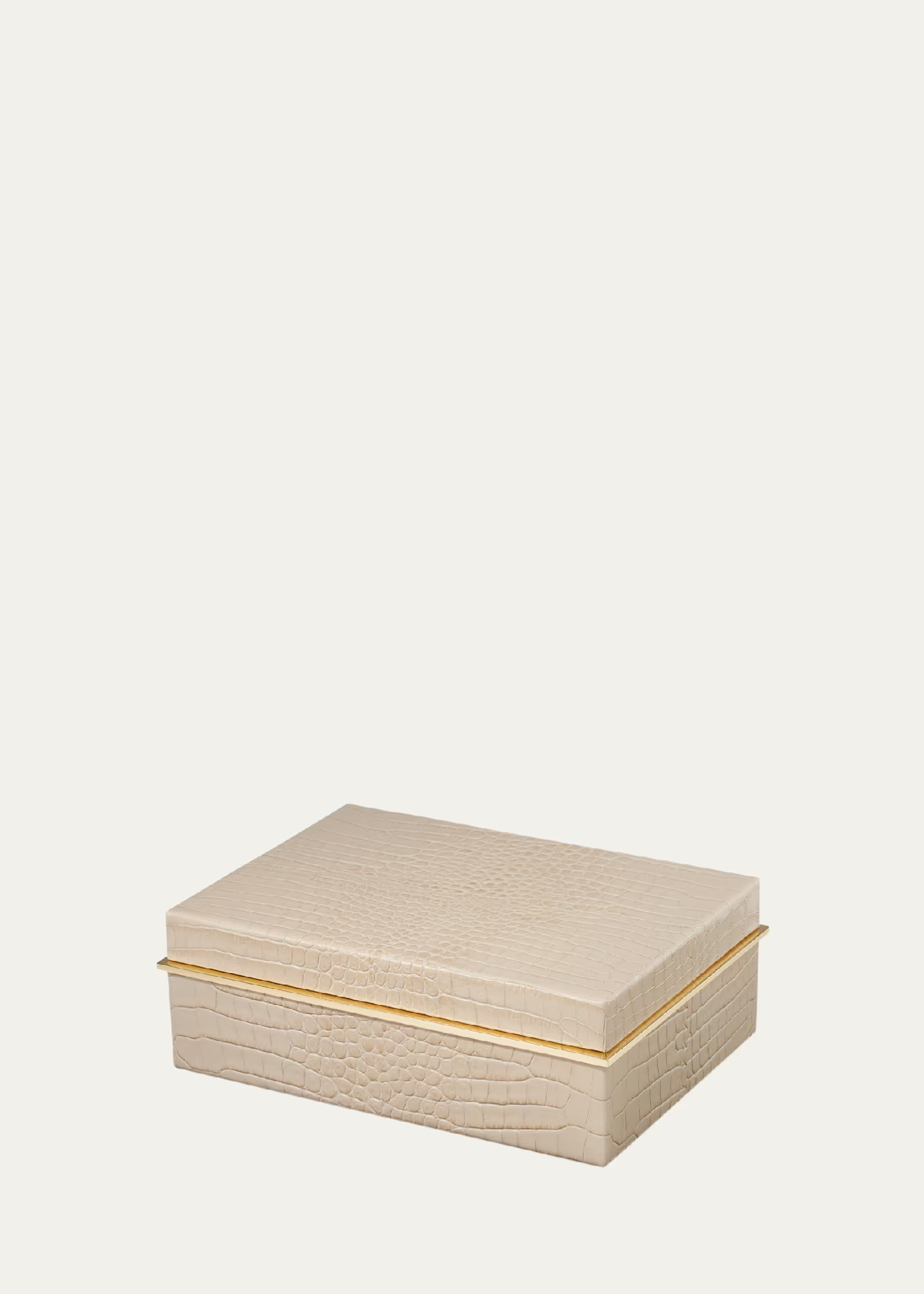 AERIN Classic Croc Leather Small Box | Bergdorf Goodman