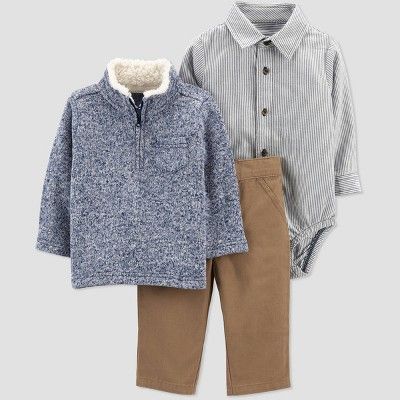 Baby Boys' Pullover Top & Bottom Set - Just One You® made by carter's Blue | Target