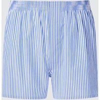 Uniqlo - Woven Boxers (stripe) - Blue | UNIQLO (UK)
