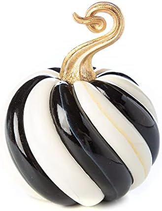 MacKenzie-Childs Courtly Twist Pumpkin, Halloween Home Decor, Fall Decor, Mini | Amazon (US)
