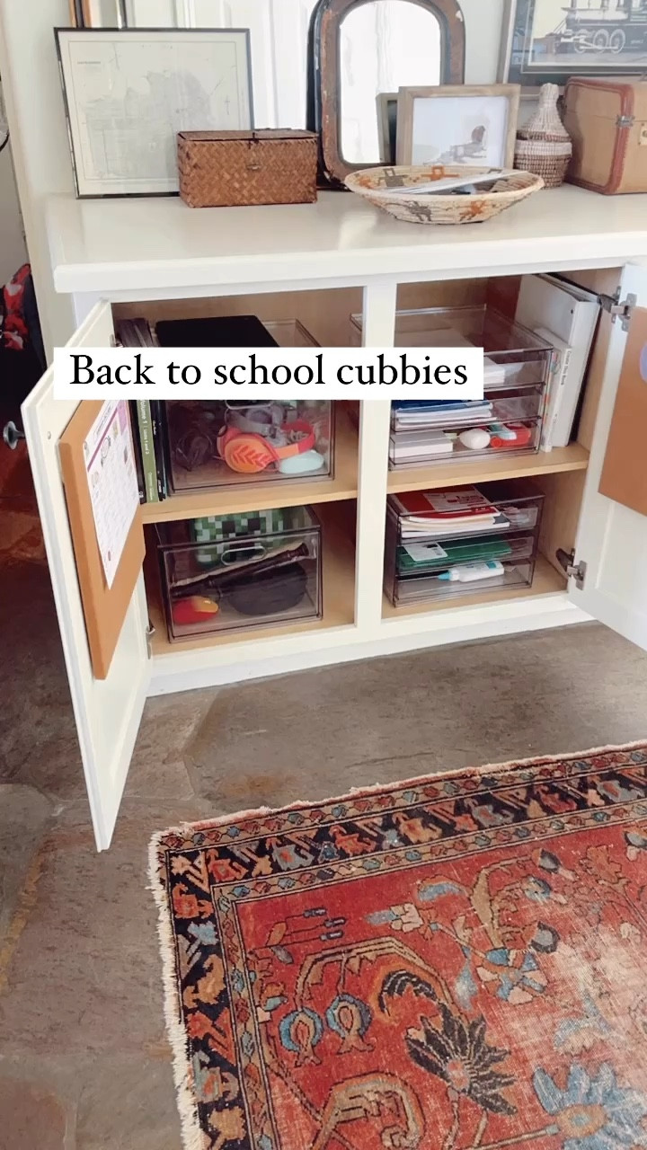 Back to school cubbies for my kids at home 🙌🏻 

#storage #organization #backtoschool #target 

#LTKVideo #LTKKids #LTKHome
