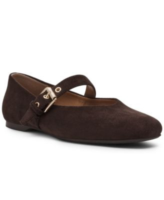 Dv Dolce Vita Women's Mulaney Buckle Mary Jane Flats - Leopard Pony | Macy's
