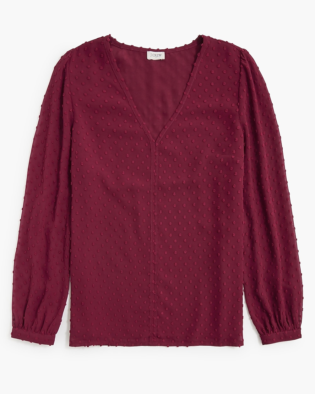 Sheer clip-dot top | J.Crew Factory
