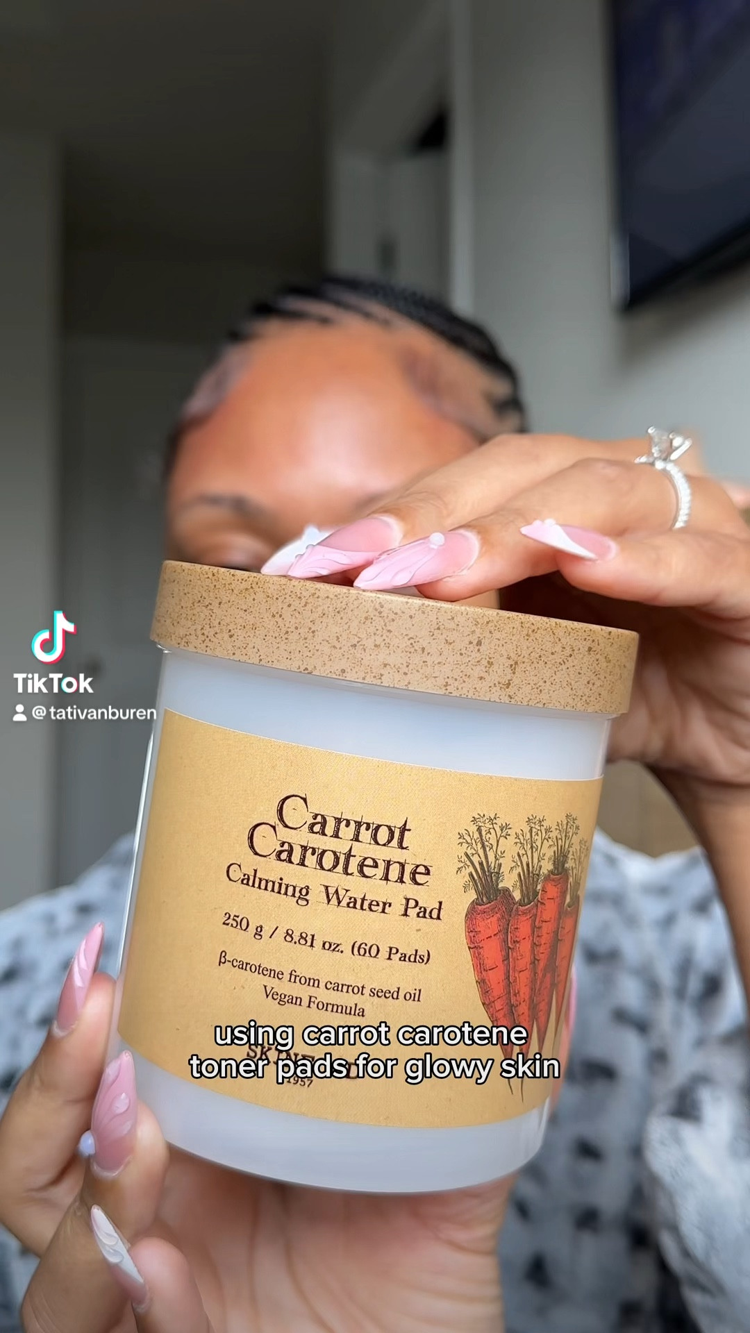 I love the toner pads from skin food! They are so soft and work so well!

The carrot carotene toner pads were voted the #1 toner pads in Korea!

Use my code TATISLIFE10 on yesstyle for a discount 🫶🏽