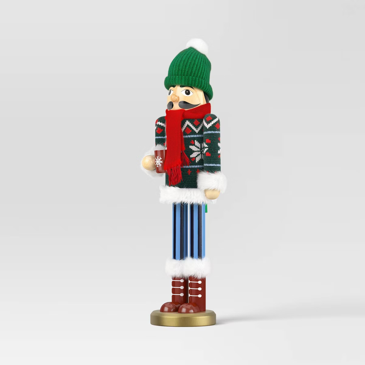Christmas Sweater Wood Tall Nutcracker - Threshold™ | Target