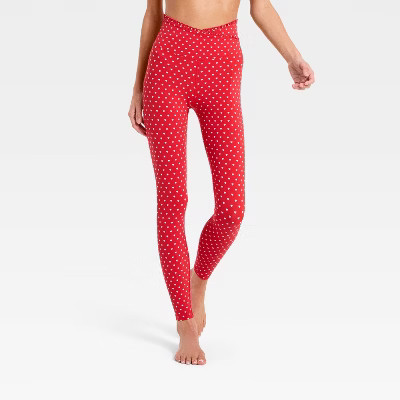 Women's Everyday Soft Ultra High-Rise Ruffle Crossover 7/8 Leggings - All In Motion™ | Target