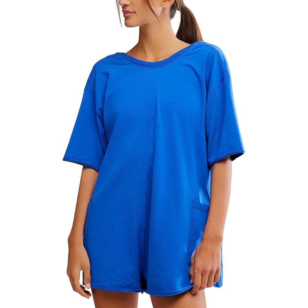 Free People Women's Hot Shot Tee Romper Coddy | Amazon (US)