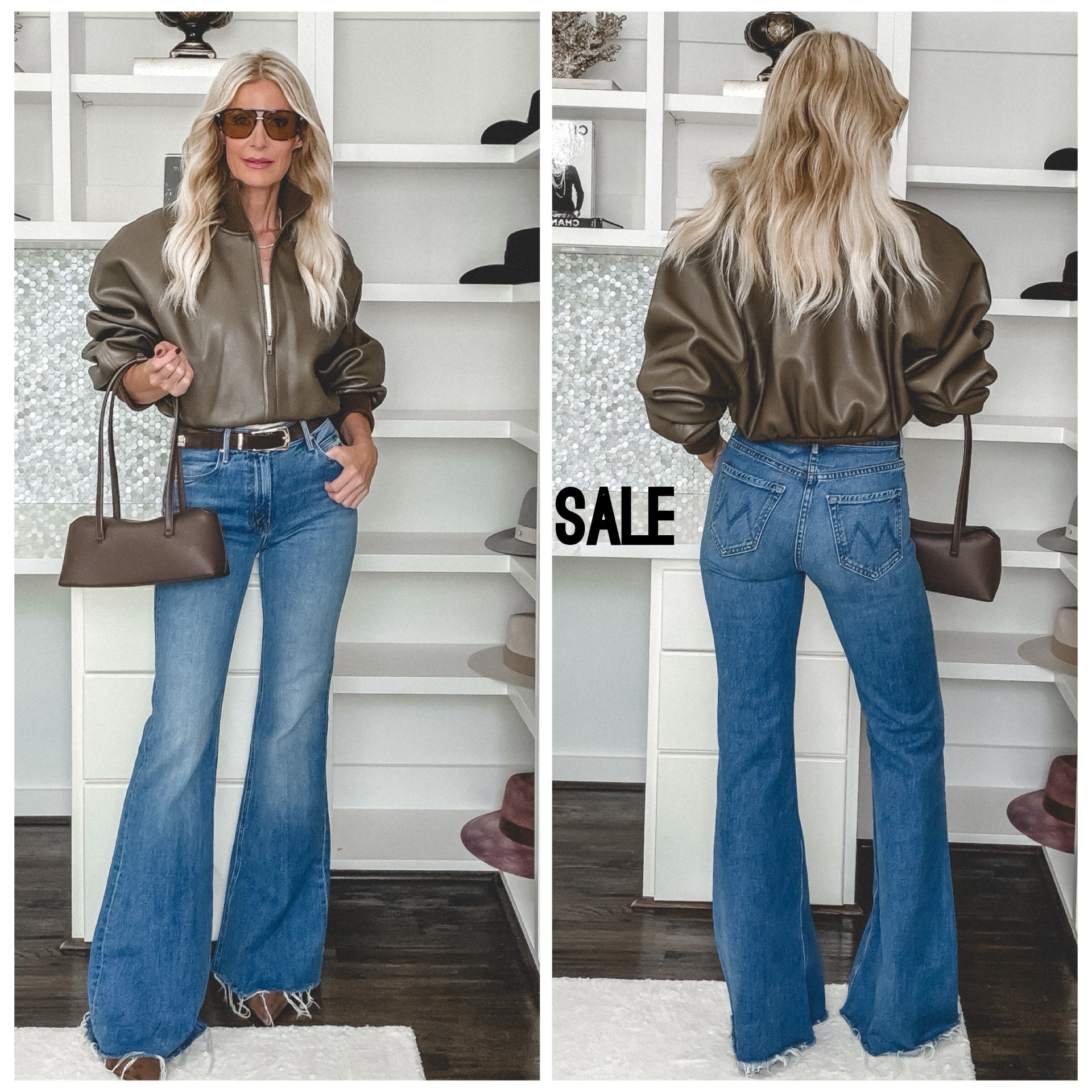 My Mother jeans are on major sale! I love the flattering wide-leg fit, and they look fabulous with a simple jacket and heels. I’m wearing a size 24. #MotherDenim #WideLegJeans #DesignerDenim #FallStyle #WomenOver40Style #LTKOver40 #LTKSeasonal #LTKStyle 

 
