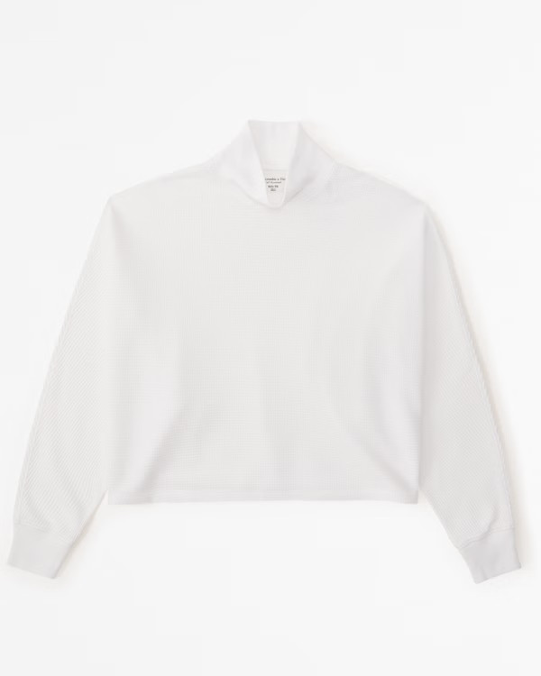 Long-Sleeve Dolman Waffle Tee | Abercrombie & Fitch (US)