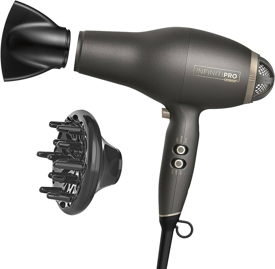 CONAIR INFINITIPRO 1875 Watt FloMotion Pro Hair Dryer, Personalize Your Drying Experience with Ad... | Amazon (US)