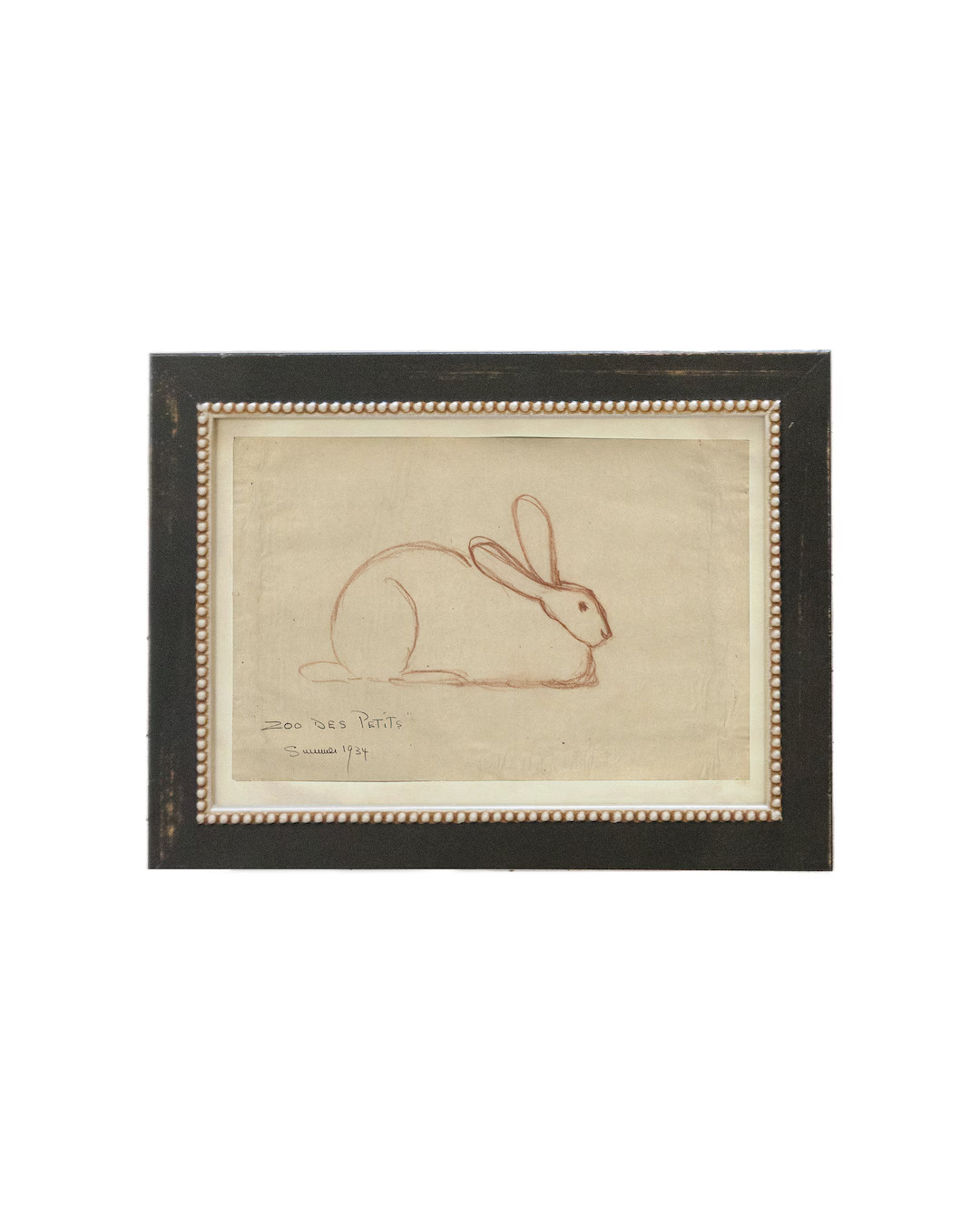 Vintage Bunny Drawing Wall Art Nursery Animal Prints - Etsy | Etsy (US)