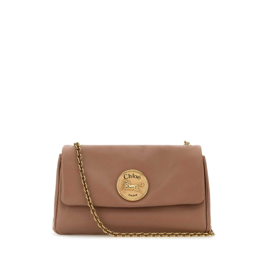 Chloe Antiqued Pink Leather Medium Heritage Shoulder Bag | Jomashop.com & JomaDeals.com