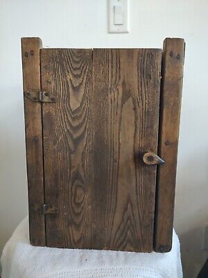 Antique Primitive Wood Barn Shop Cabinet Cupboard  | eBay | eBay US
