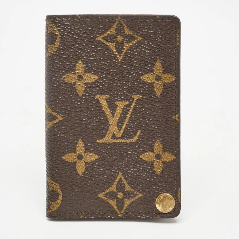 Louis Vuitton Monogram Canvas Porte Cartes Credit Pression Card Holder | Shop Simon