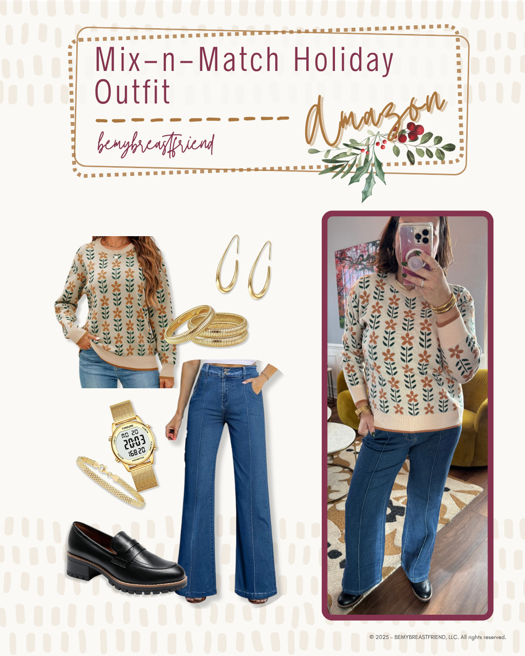 Amazon | Mix-n-Match Holiday Outfit 

 #LTKHoliday #LTKgrwm #LTKmomlife