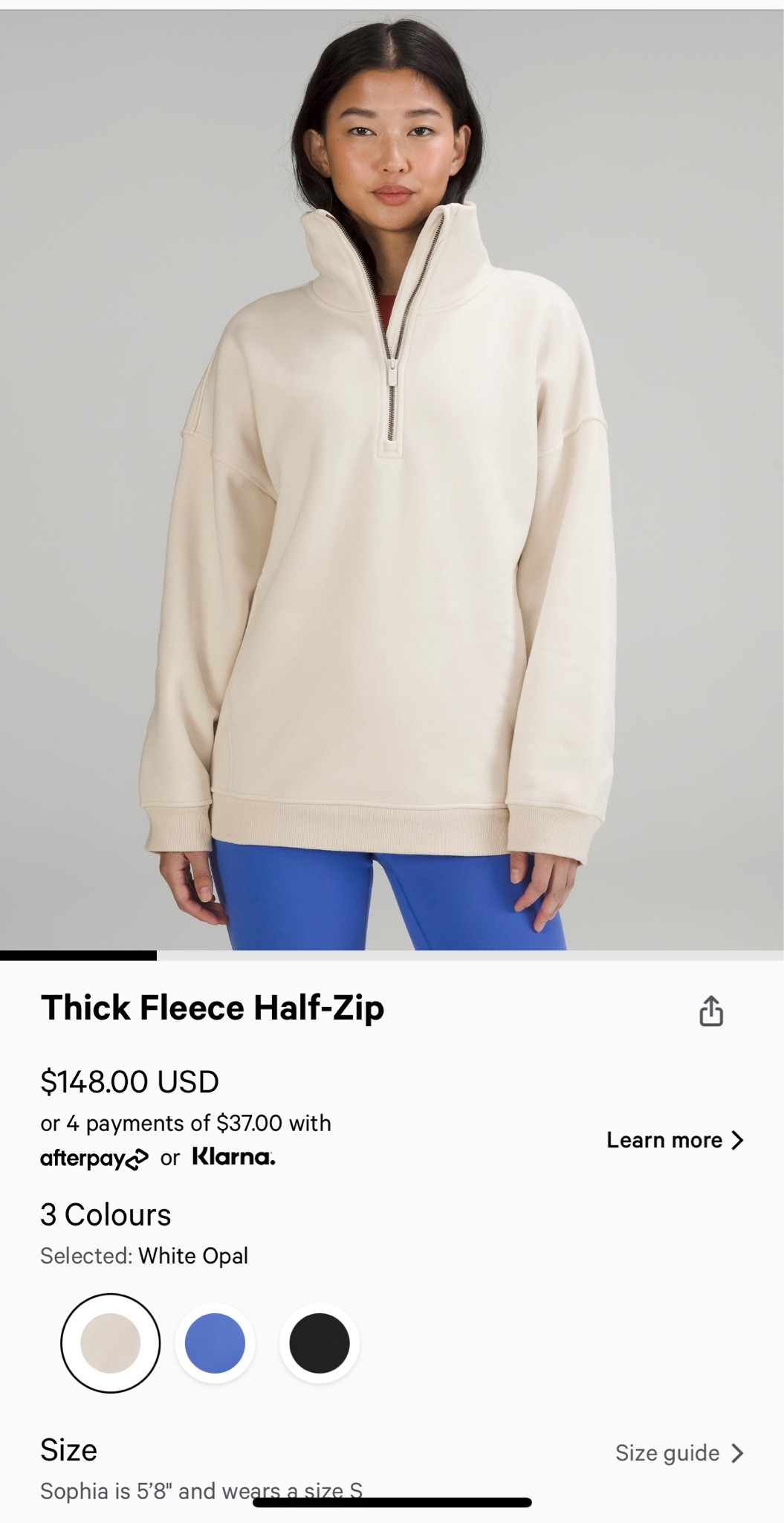 Cutest half zip from Lululemon! I could definitely see myself wearing this daily in the white opal color! So perfect for throwing over gym clothes 

#LTKstyletip #LTKfit #LTKFind