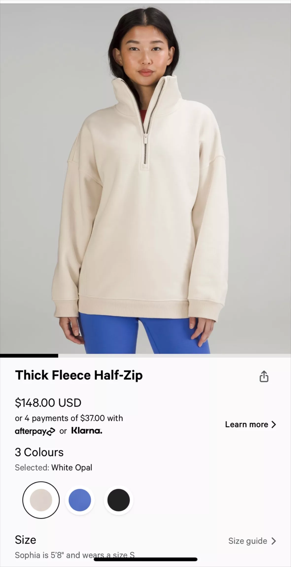 Thick Fleece Half-Zip curated on LTK