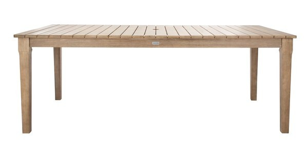 Dominica Wooden Outdoor Dining Table | 1stopbedrooms