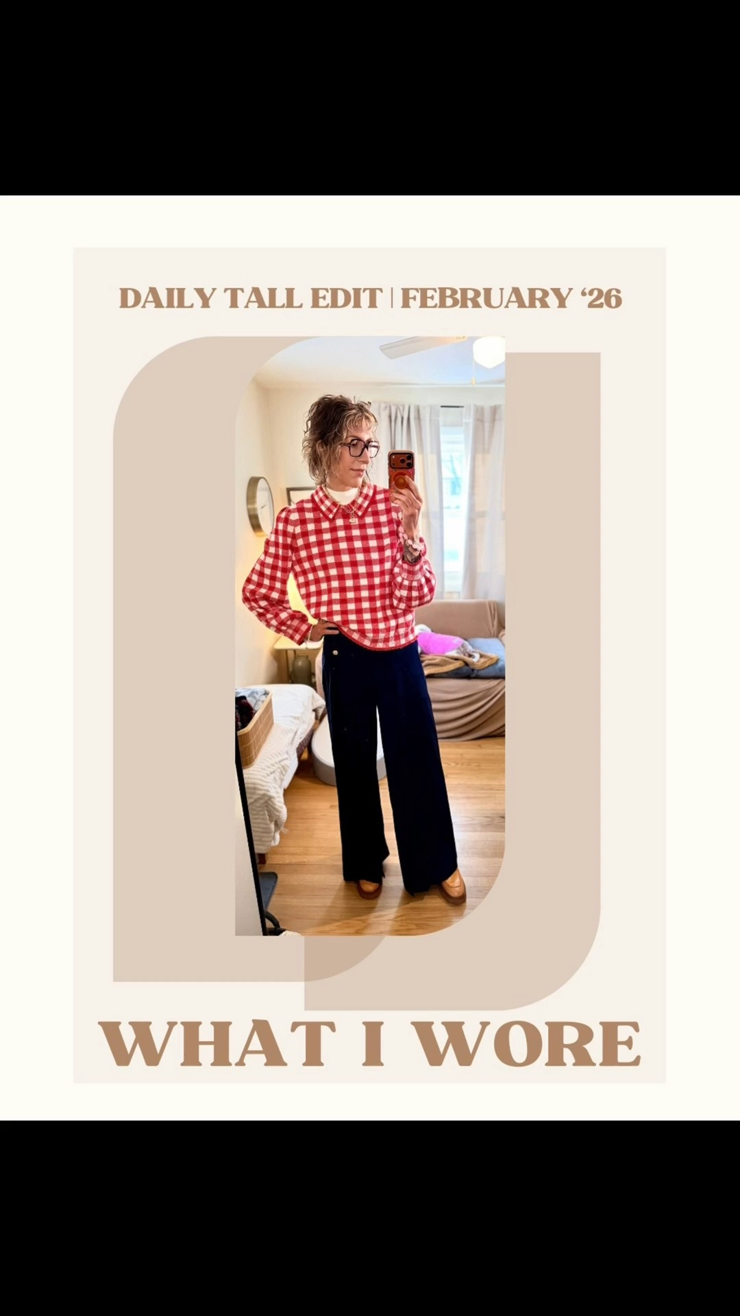 Sometimes the reviews sell me harder than the product.
I started with these wide-leg pleated trousers I grabbed on major sale (pretty sure they’re no longer available, sorry). A lot of the reviews complained that they “look like a skirt when you’re standing still,” and honestly… sold. That swishy, skirt-like movement is exactly what I wanted.
I was genuinely surprised by the length — it’s been a while since I’ve tried pants from this brand, but between these and another pair I ordered, I’ll definitely be revisiting. The pleats give dramatic volume, while the gold front buttons add a slightly retro, almost sailor-inspired feel. Think vintage meets practical drama.
Because it’s still cold here, I layered a wool mock-neck tank underneath and then leaned fully into chaos with the top layer: a cropped, balloon-sleeve, Peter Pan–collar gingham sweater. There is a lot happening — and yes, it might be too much — but sometimes the answer is to wear all the things you like at once.
Fit note for tall girls: the sweater is not tall-sized and runs very small. I sized up to a 2XL (which feels wild) and it fits exactly how I wanted — cropped but intentional.
Finished with lug-sole leather loafers and matching gingham socks, which pushed it straight into picnic-blanket territory… and I decided to lean in.
Cute pants. Cute sweater. Cute socks.
Sometimes you just wear them all together.
👉 Comment SHOP for links + fit details.


#LTKTall #LTKMidsize #LTKPlusSize