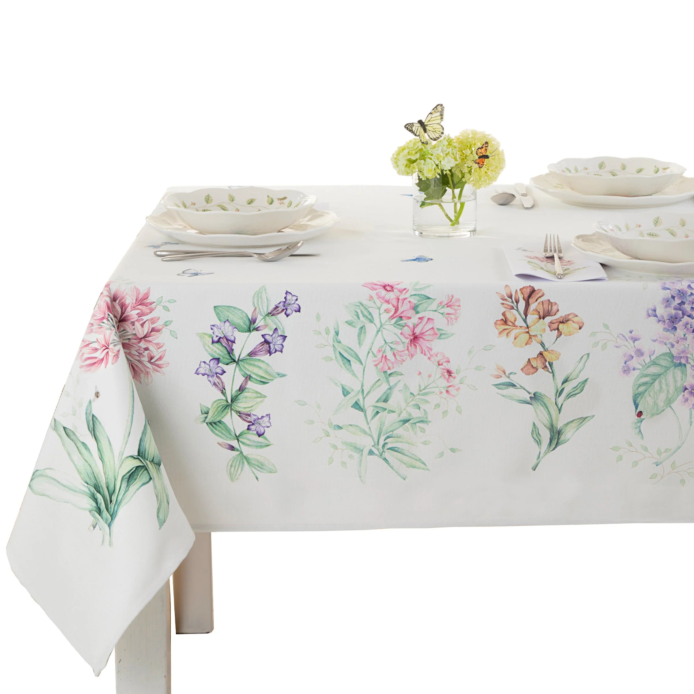 Butterfly Meadow Garden 60x120 Tablecloth | Lenox