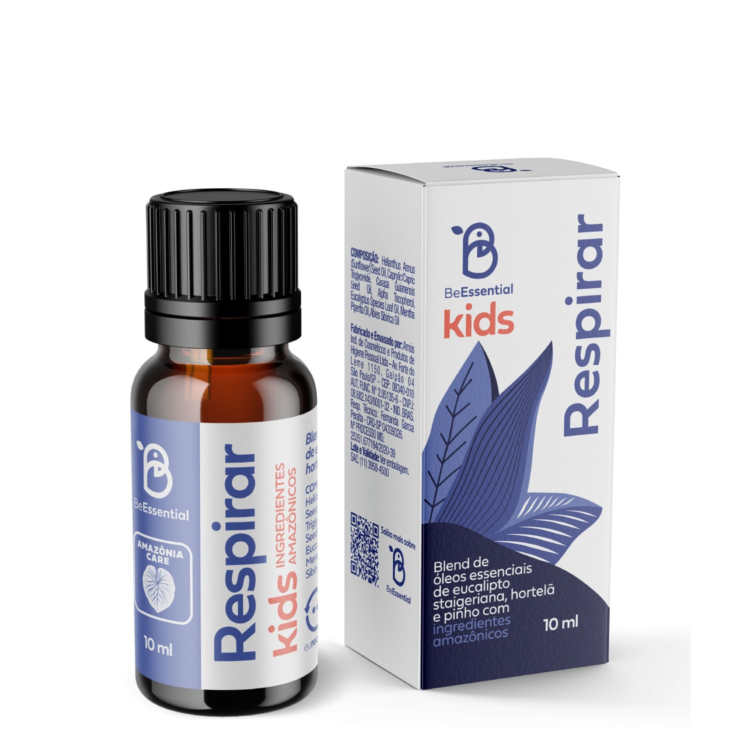 Blend de óleos essenciais BeEssential Kids 10mL - Respirar - BeBrasil – Brasileira de Corpo e ... | BeBrasil (BR)