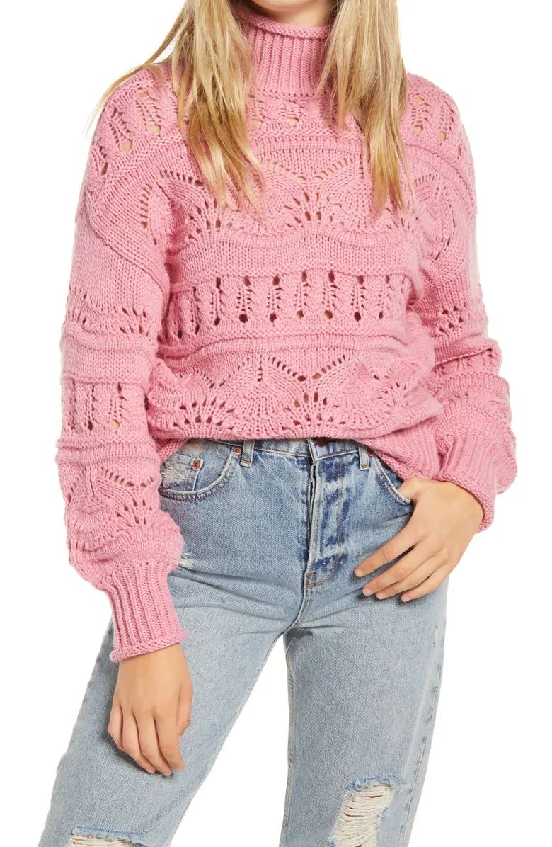 Pointelle Pullover Sweater | Nordstrom