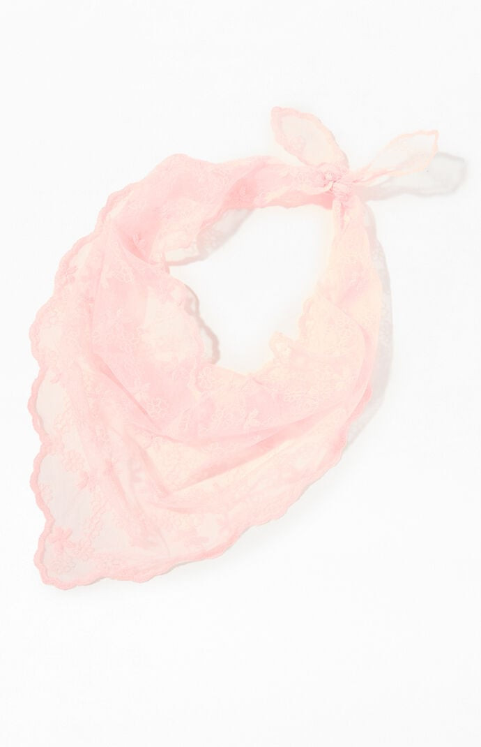 Pink Lace Headscarf | PacSun