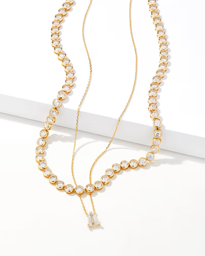 Blair Necklace Layering Set in White Crystal | Kendra Scott