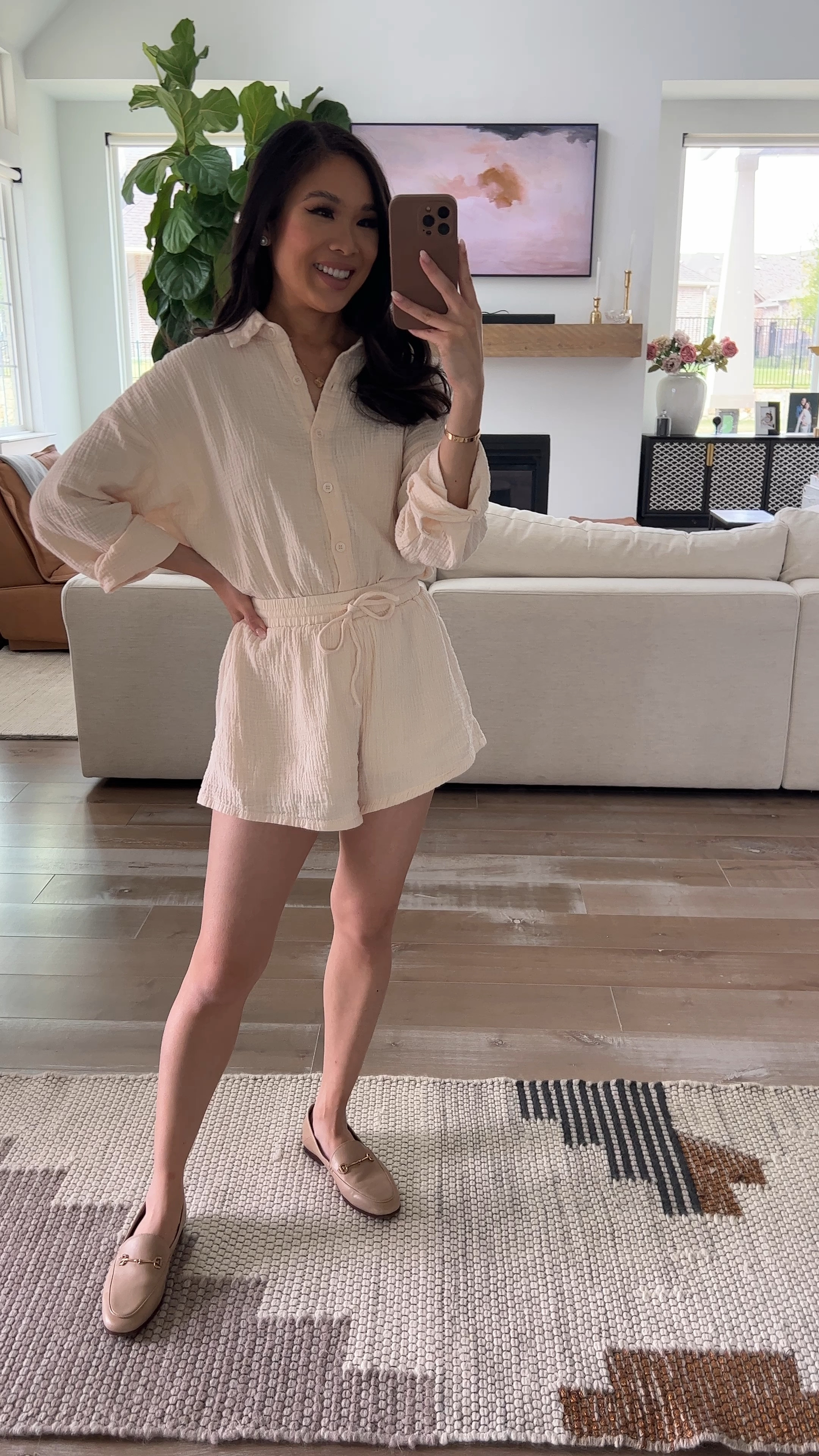 Two piece set from Amazon fashion. I like how this is 100% cotton and so breathable. Perfect summer outfit. Wearing size small and pairing with Tan loafers  

#LTKSeasonal #LTKunder50 #LTKstyletip