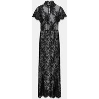 Zara - Zw Collection Lace Maxi Dress - Black - L - Woman | Zara US