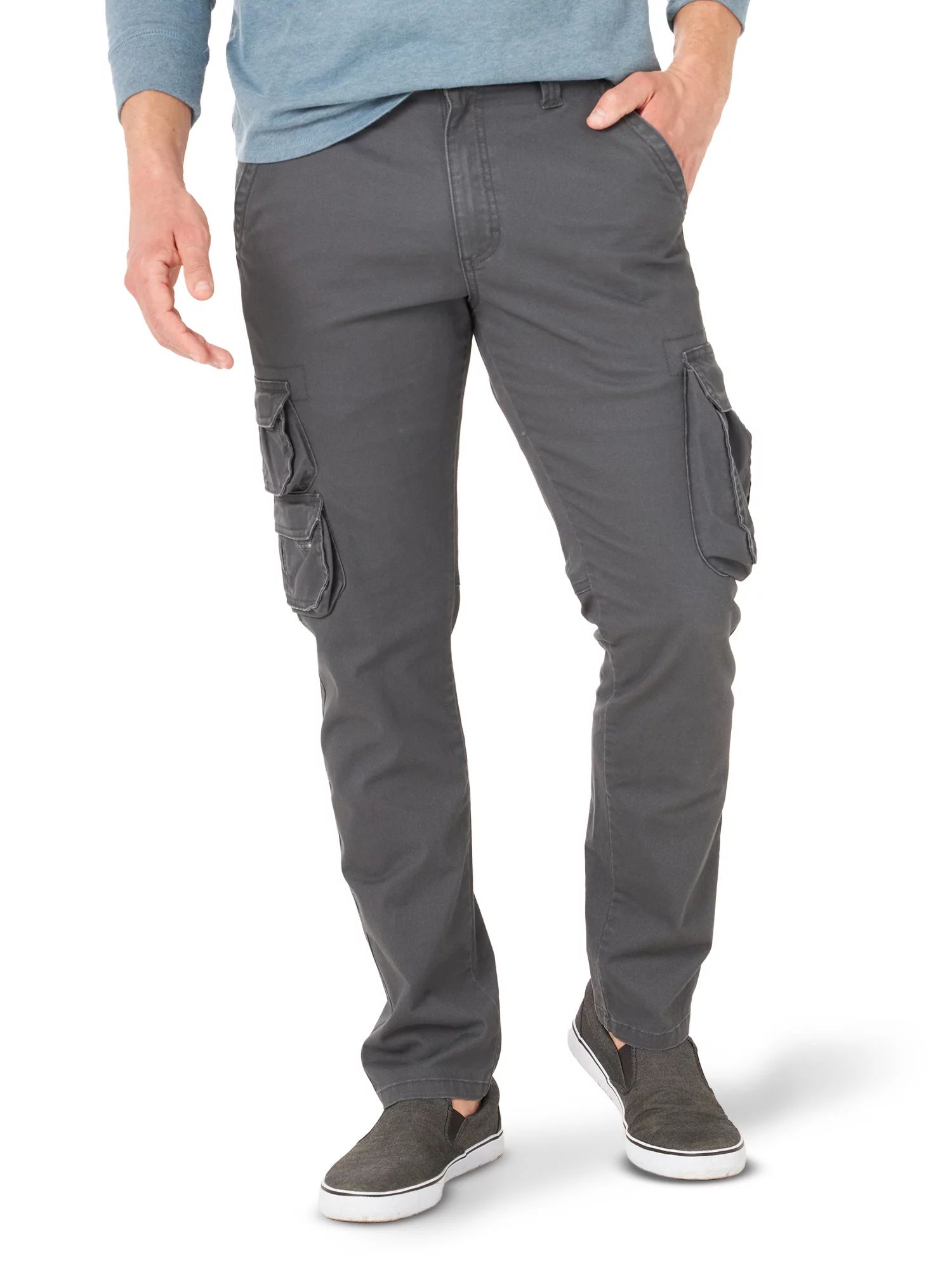 Wrangler Men's Stretch Taper Leg Regular Fit Cargo Pant - Walmart.com | Walmart (US)