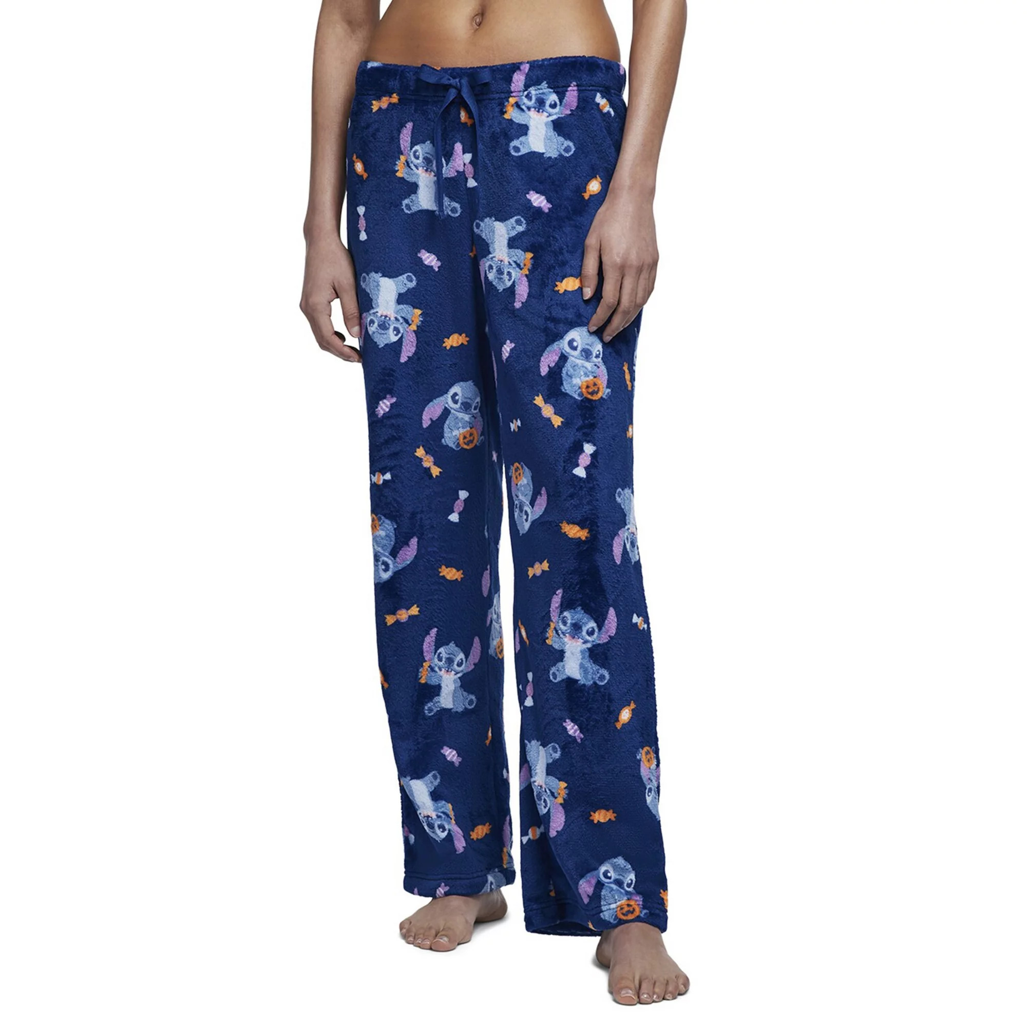 Women's Disney's Lilo & Stitch Candy Stitch Luxe Plush Pajama Pants | Kohl's