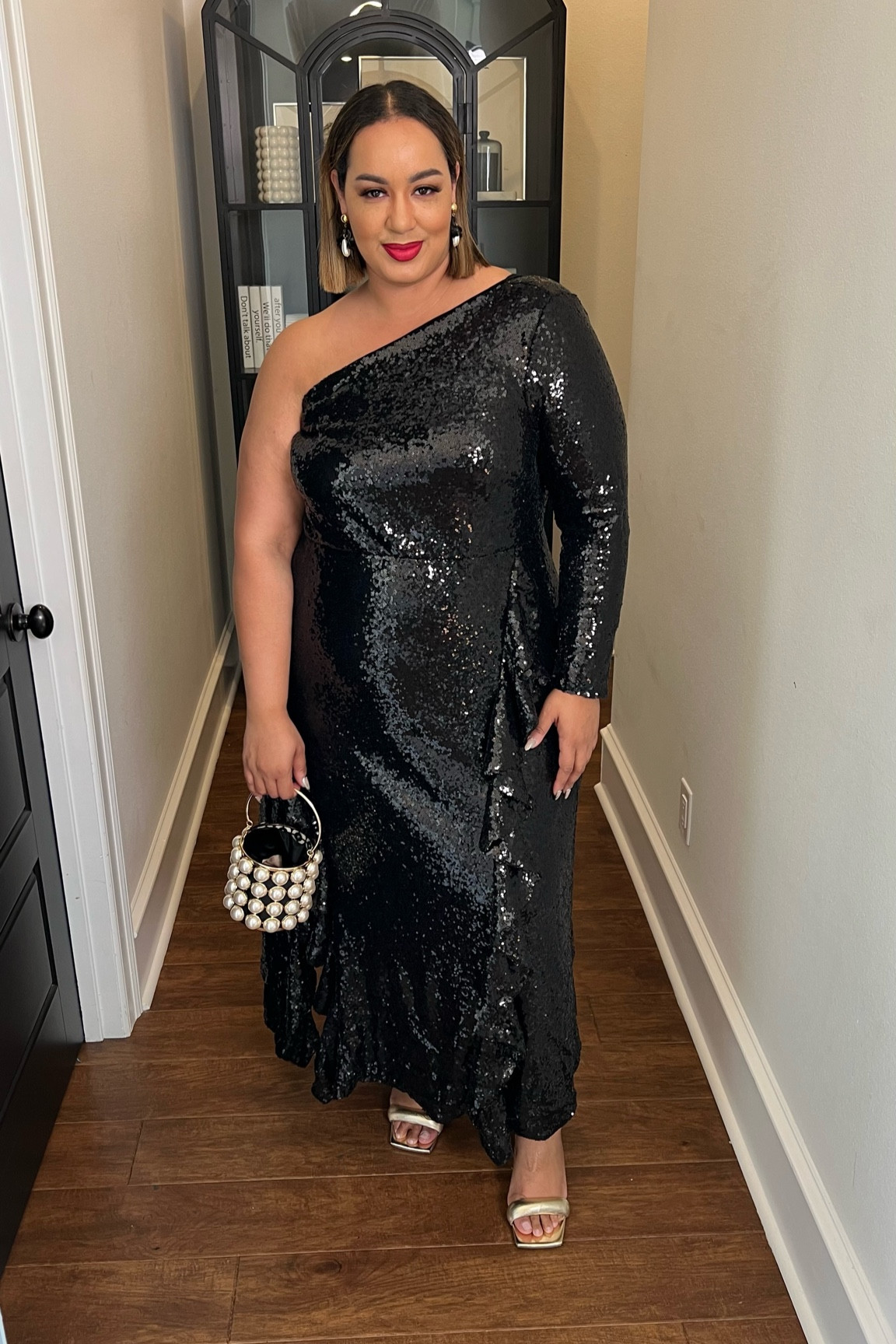 Stunning sequin gown from @eloquii aim wearing a size 18 

#LTKplussize #LTKparties #LTKHoliday