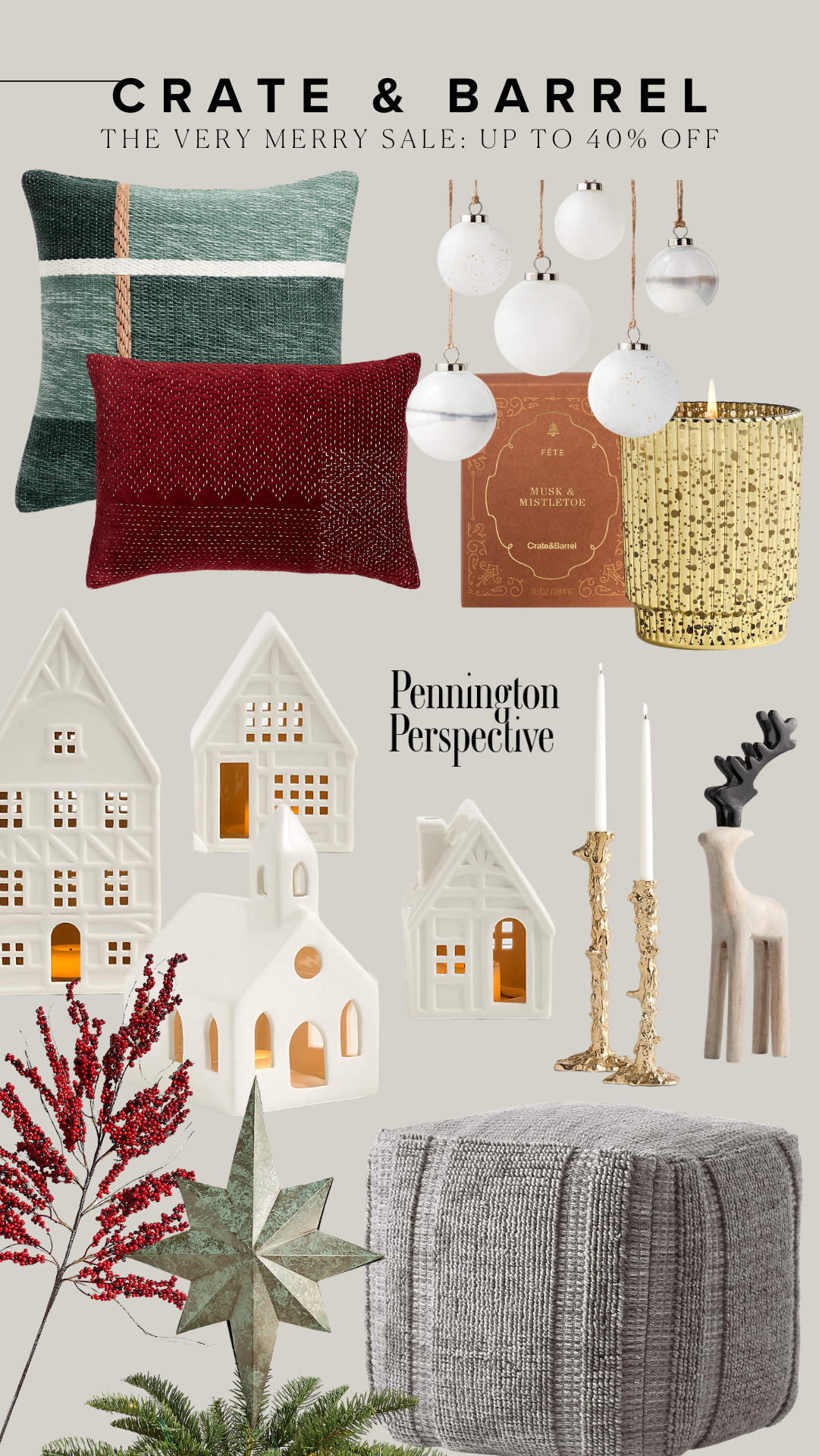 The Very Merry Sale: Up to 40% off at Crate & Barrel — festive style meets incredible savings ✨🎄🛋️

#CrateAndBarrel #VeryMerrySale #HolidaySale #HomeDecor #FestiveHome #CozyHoliday #SeasonalSavings #InteriorInspo #HolidayStyle #DecorDeals
 

 #LTKHoliday #LTKHome #LTKSaleAlert