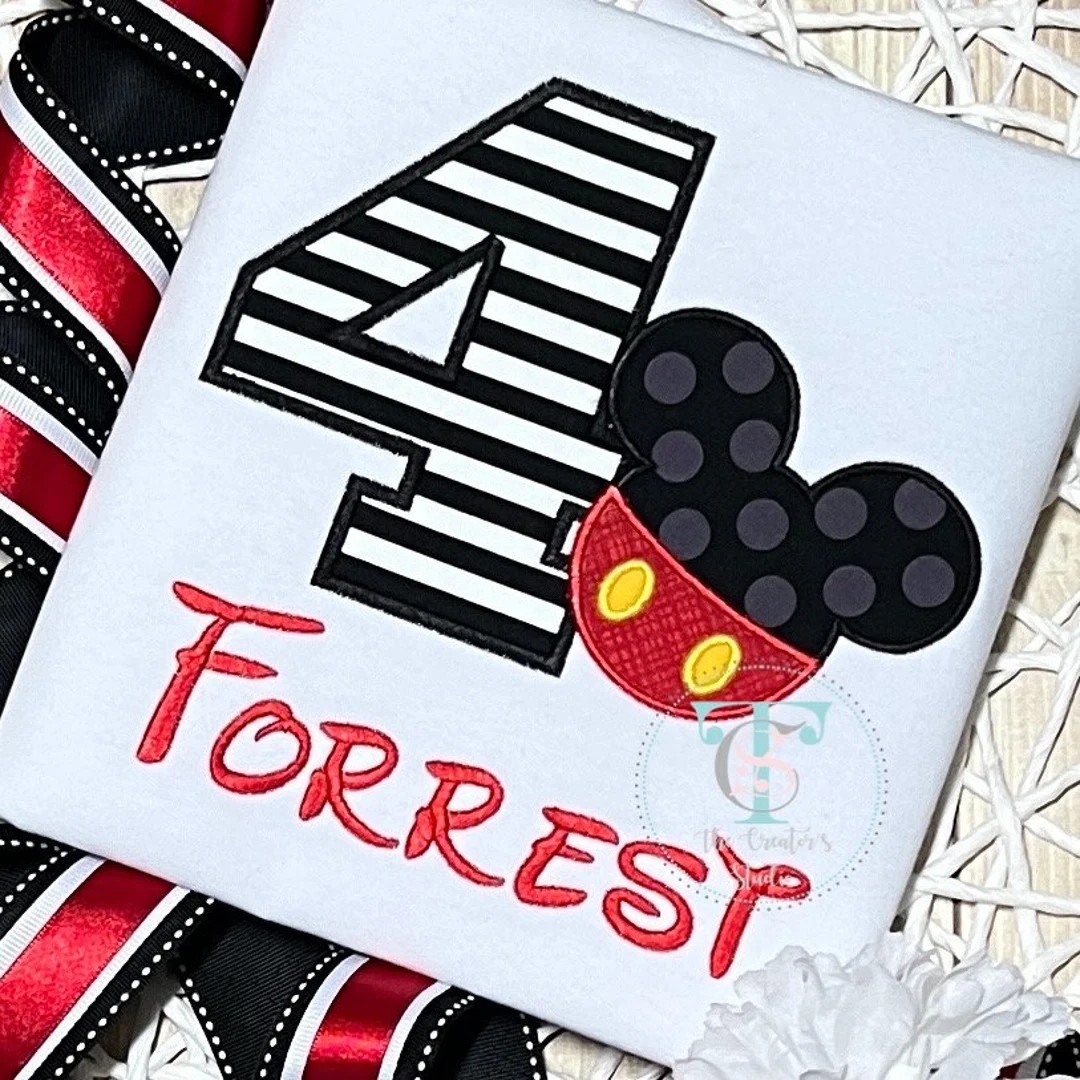 Mickey Mouse Personalized Birthday Shirt Disney Vacation - Etsy | Etsy (US)