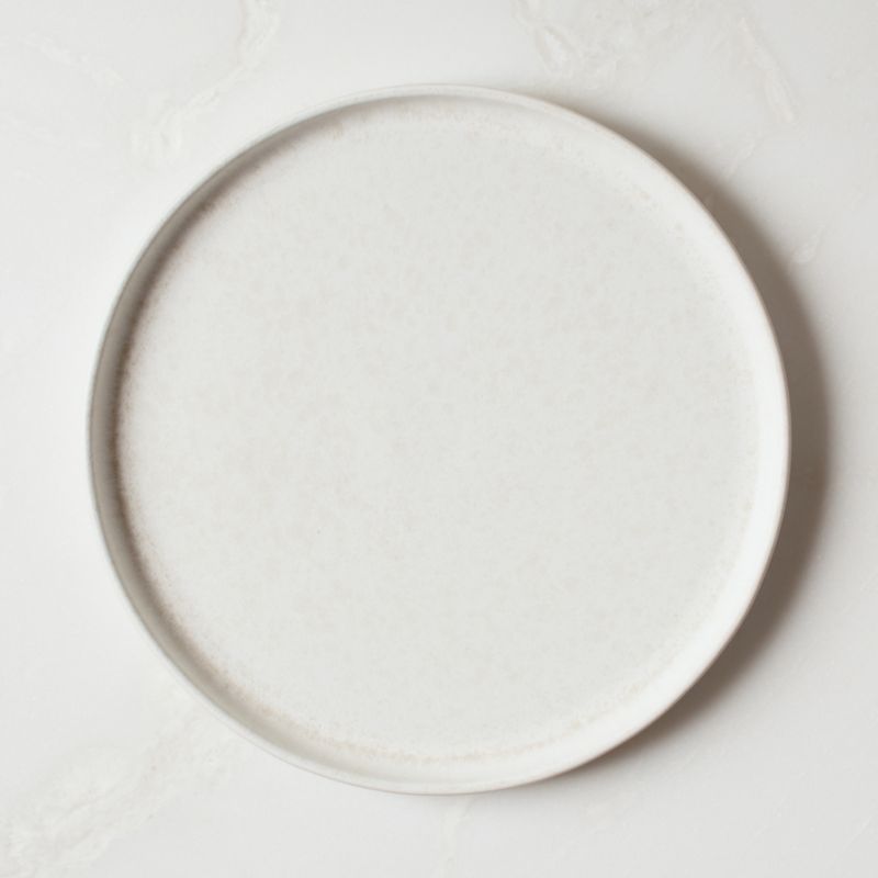 Drift Modern White Dinner Plate + Reviews | CB2 | CB2