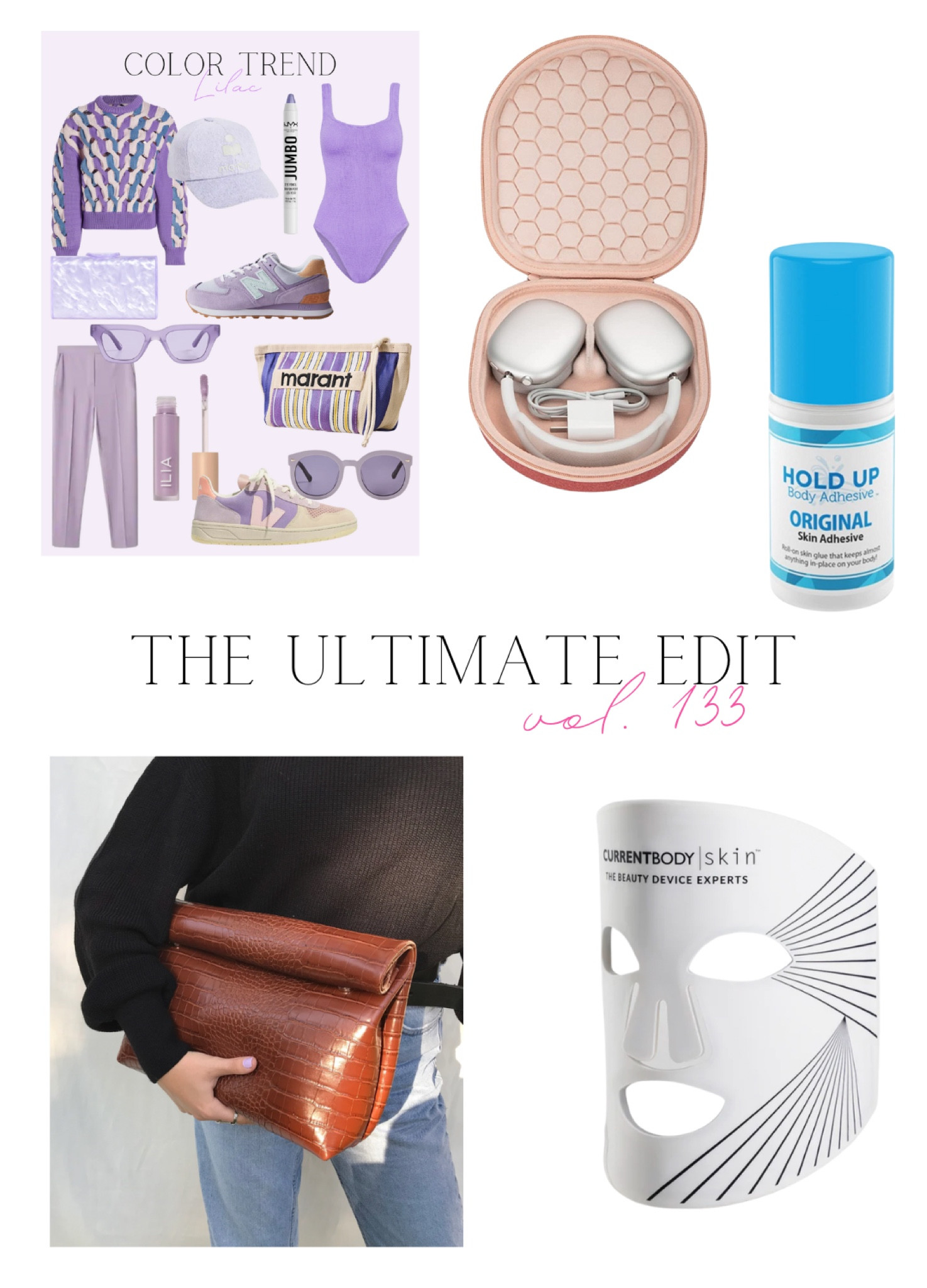 The Ultimate Edit Vol. 133

Under $100 Giant Clutch, Body Adhesive Glue, CurrentBody LED Mask, AirPod Max Case, 2023 lavender color trend 

#LTKstyletip #LTKbeauty #LTKSeasonal