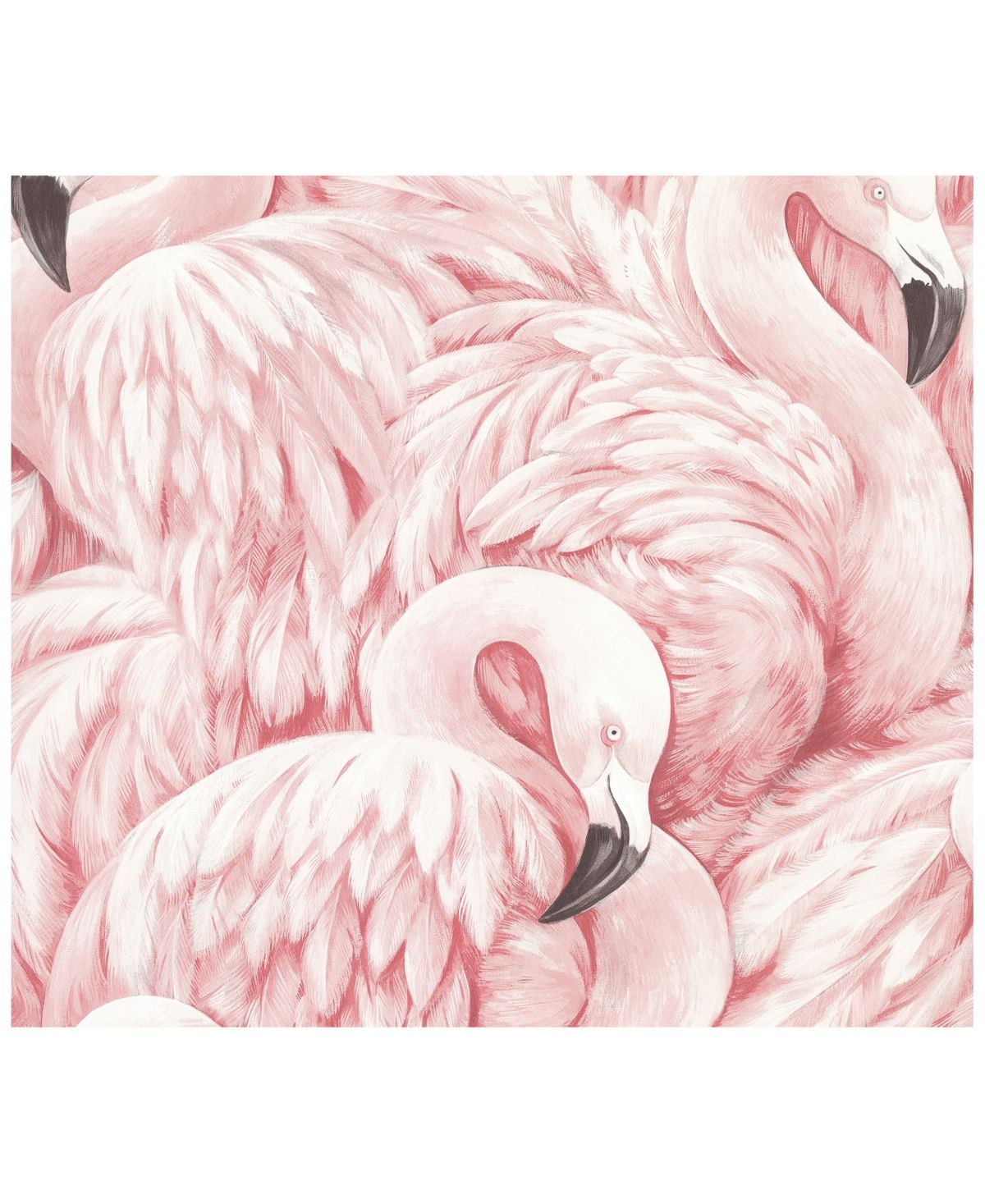 Advantage 20" x 369" Horace Light Flamingos Wallpaper | Macys (US)