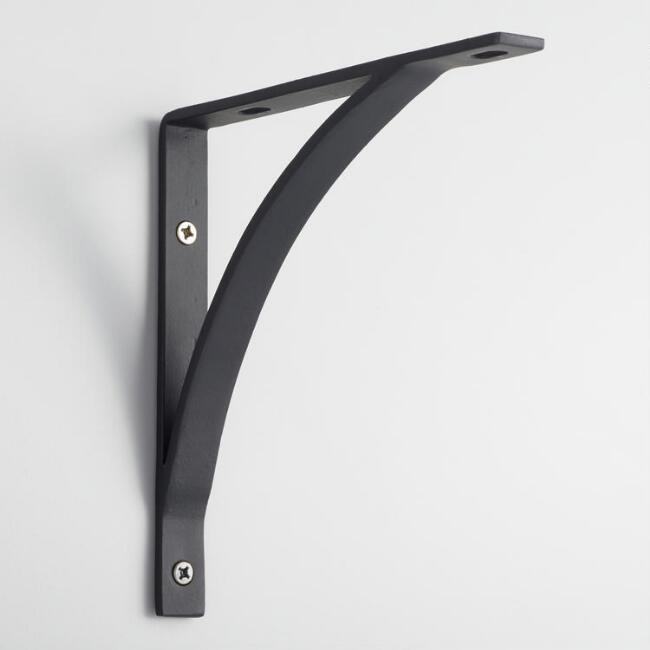 Black Metal Mix & Match Shelf Brackets 2 Pack | World Market