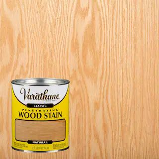 Varathane 1 qt. Natural Classic Wood Interior Stain-339701 - The Home Depot | The Home Depot