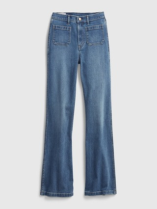 High Rise '70s Flare Jeans with Washwell | Gap (US)