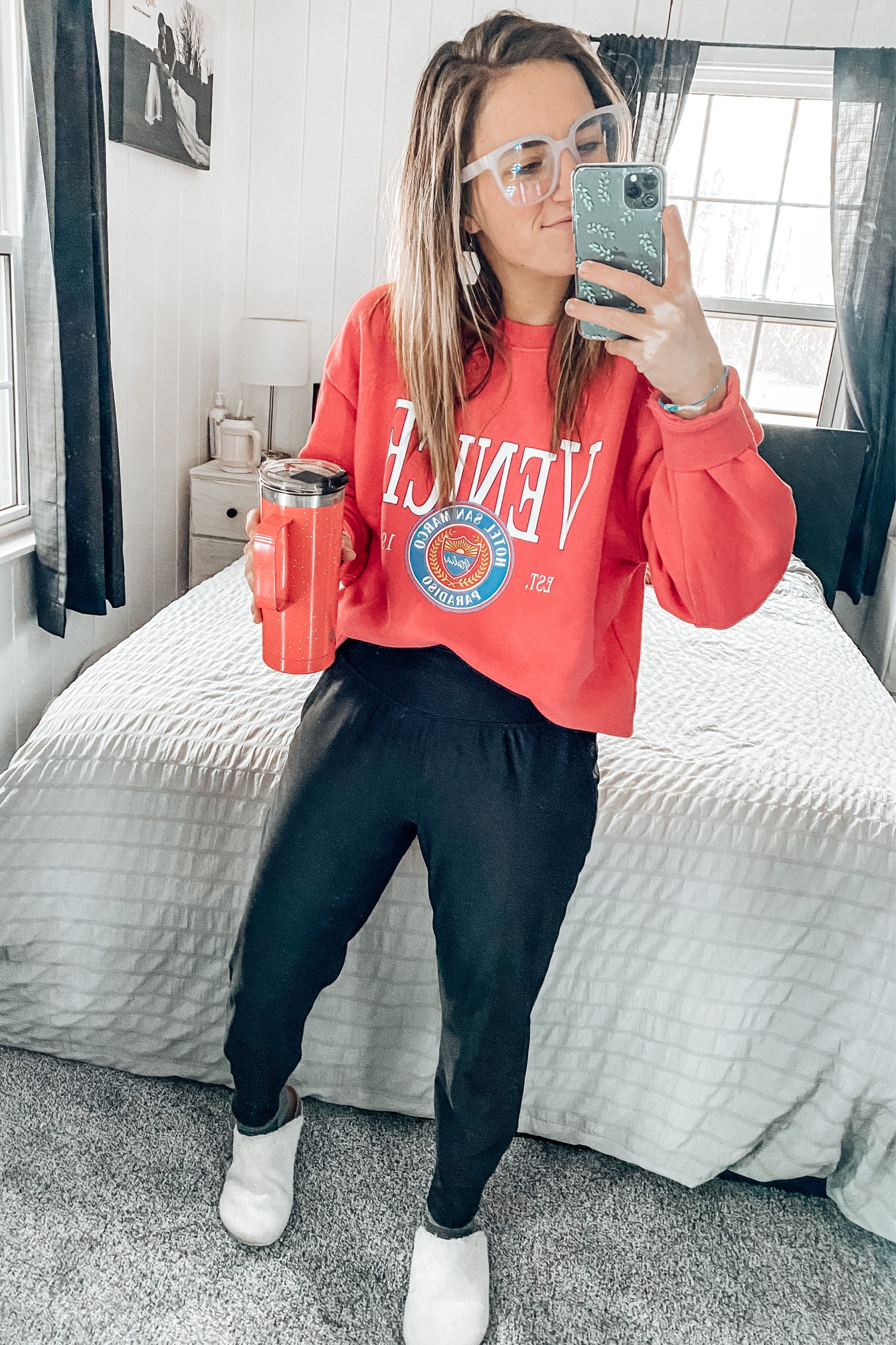 Comfy outfit
Loungewear
Crewneck sweatshirt
Valentine’s Day sweatshirt 
Joggers 
Jogger pants 
Jogger pants outfit 

#LTKFind #LTKstyletip