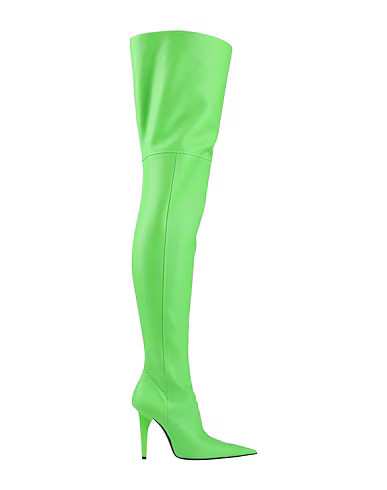 BALENCIAGA Footwear | Green Women‘s Boots  | YOOX | YOOX (US)