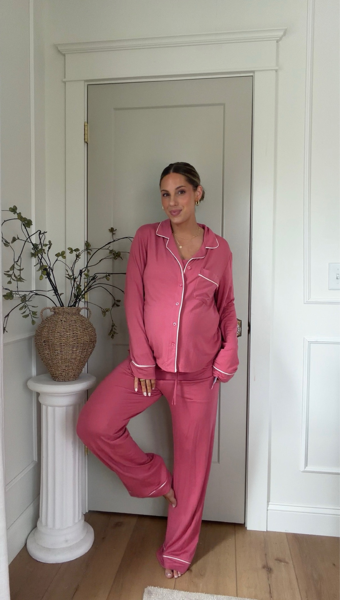 Living for this pink pajama set 🌷✨

#target #targetfashion #momlife #loungewear #maternity

#LTKmomlife #LTKootd #LTKSeasonal