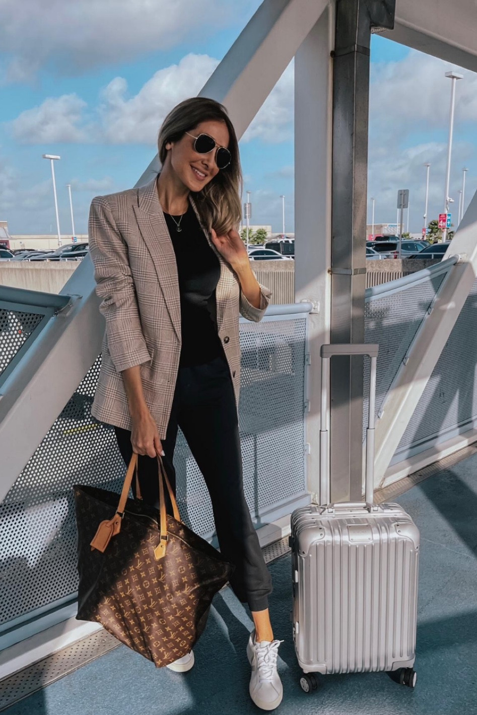 Casual chic airport outfit idea. Everything fits true to size.

#LTKover40 #LTKU #LTKtravel