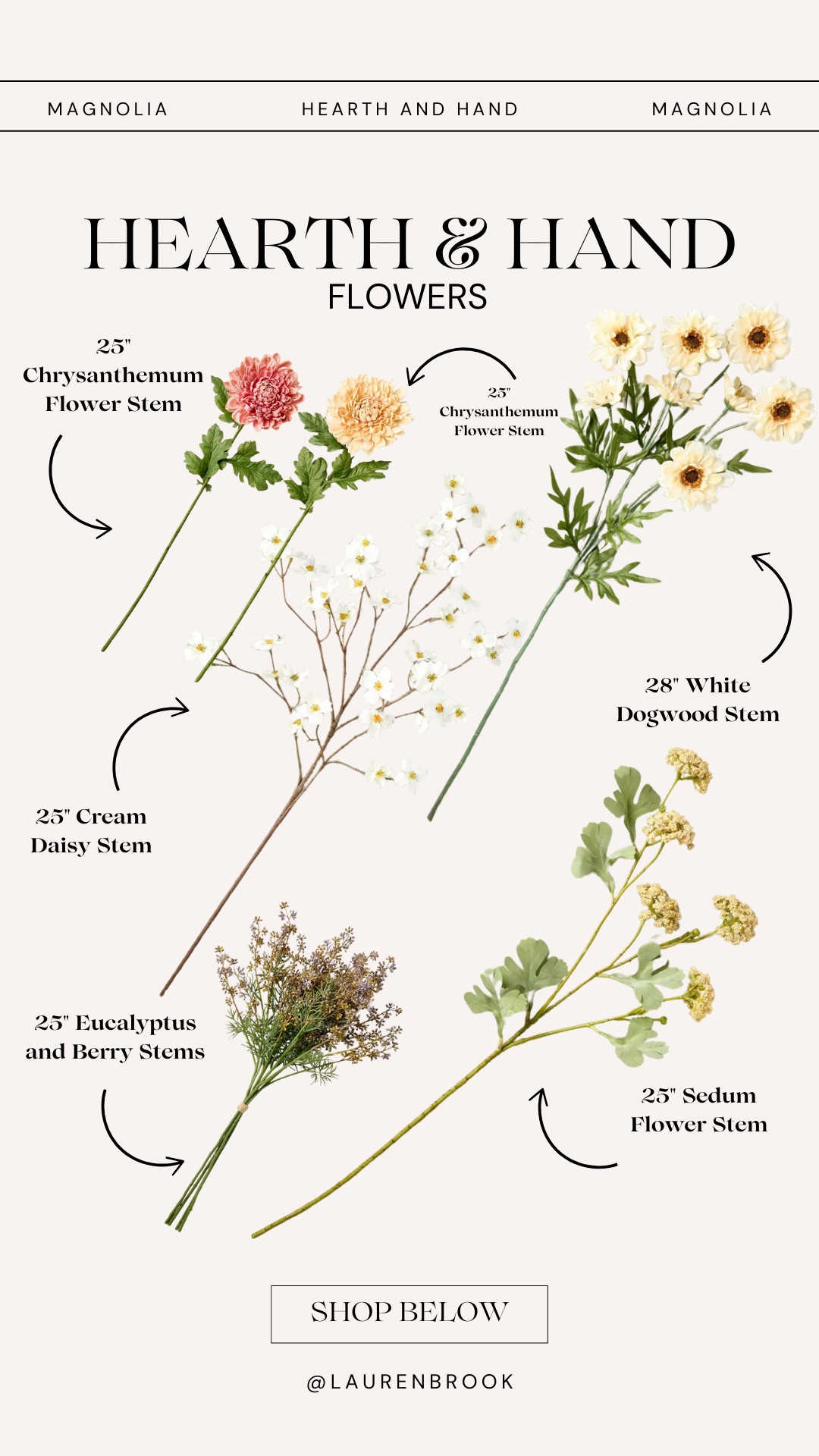 Hearth and Hand By Magnolia at Target!

New 2025 Flower Collection: I love freshening up our spaces in the new year to bring new vision and inspiration to our home. These flower arrangements will do the trick!

Love these new items to bring a cozy touch to our home. 

#LTKSeasonal #LTKFindsUnder50 #LTKHome