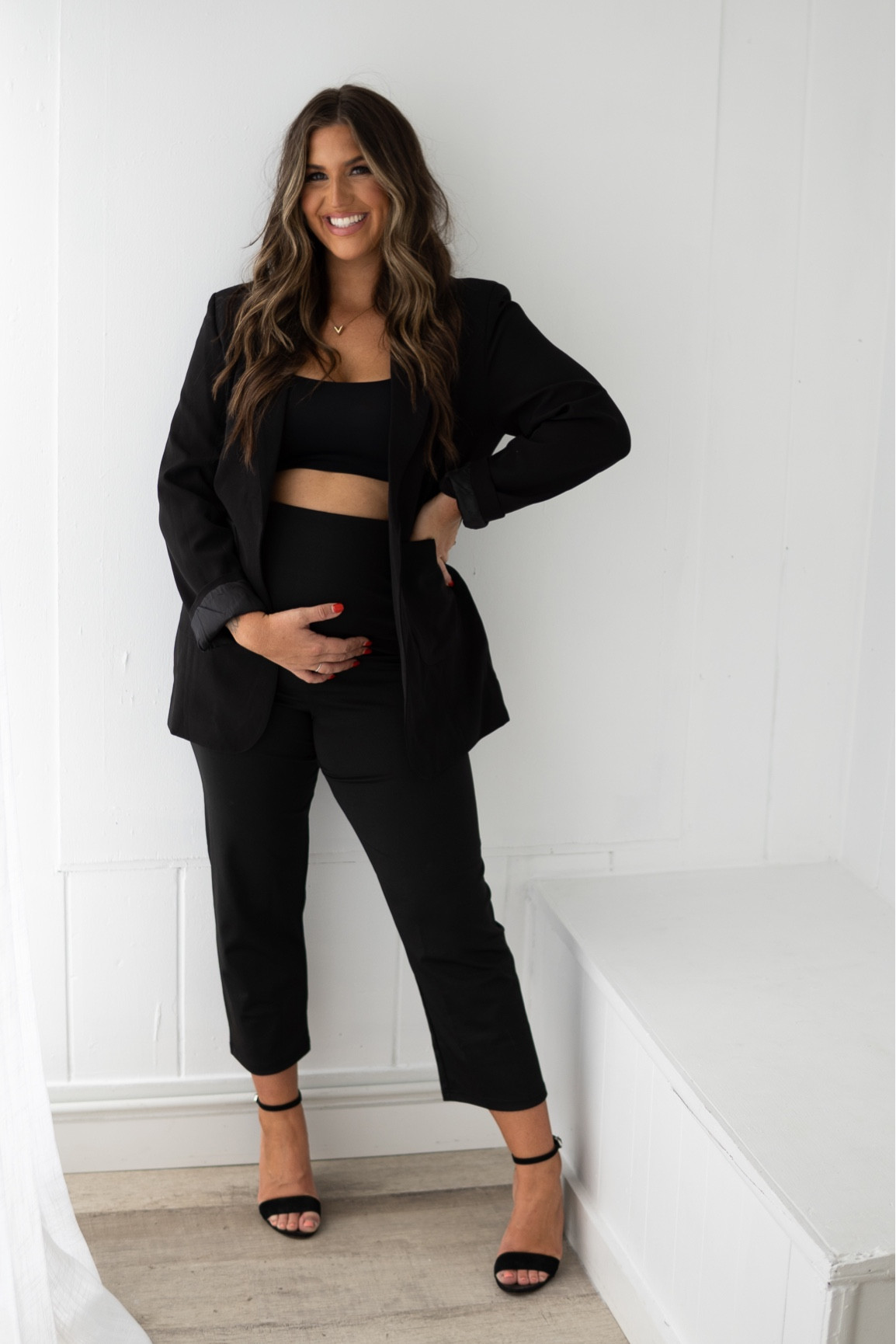 Bump friendly business / pantsuit outfit. Obsessed !

All flattering, comfortable and breezy too - such a plus when you’re pregnant haha 

#LTKbump #LTKstyletip #LTKworkwear