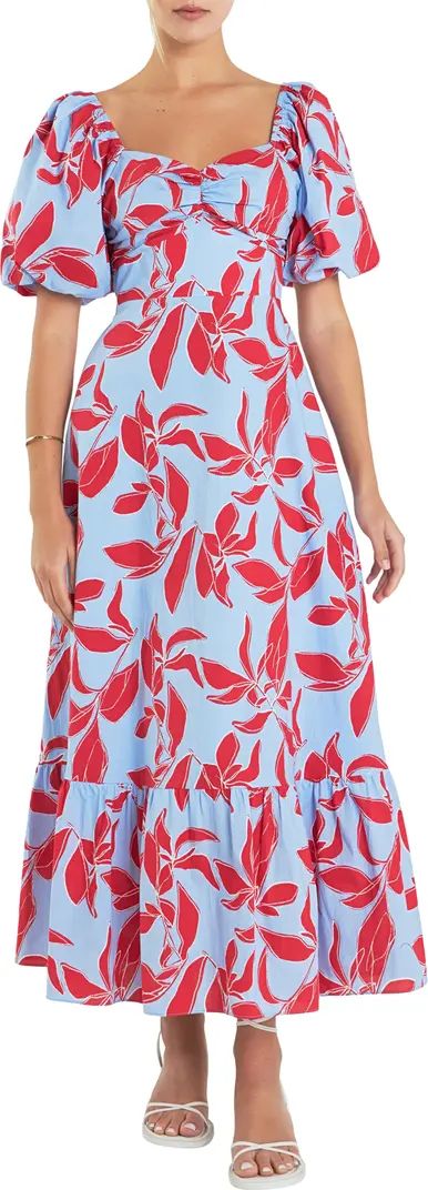 English Factory Tie Back Maxi Dress | Nordstrom | Nordstrom