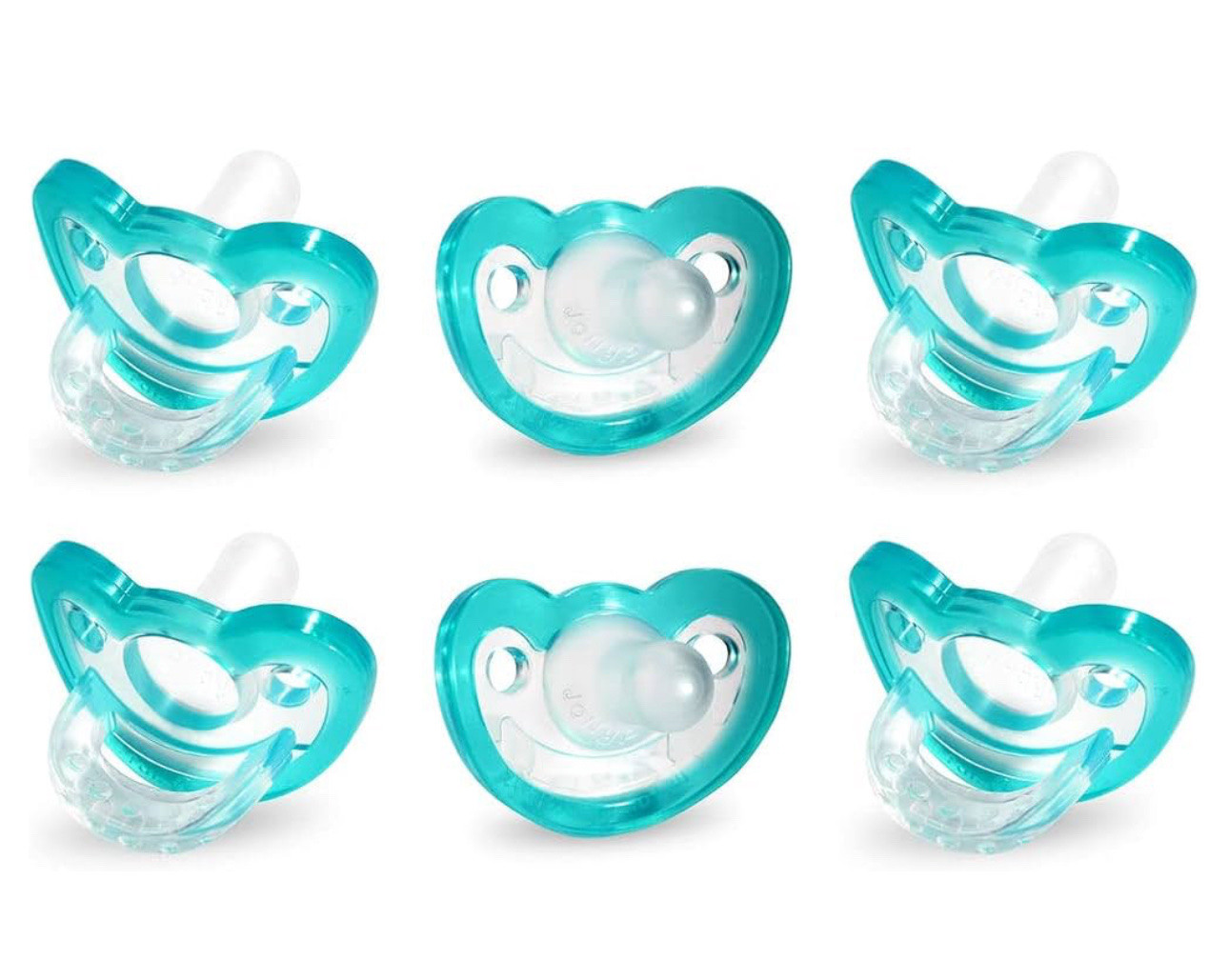 RaZbaby JollyPop Baby Pacifier for Newborns 0-3m - Soft BPA Free