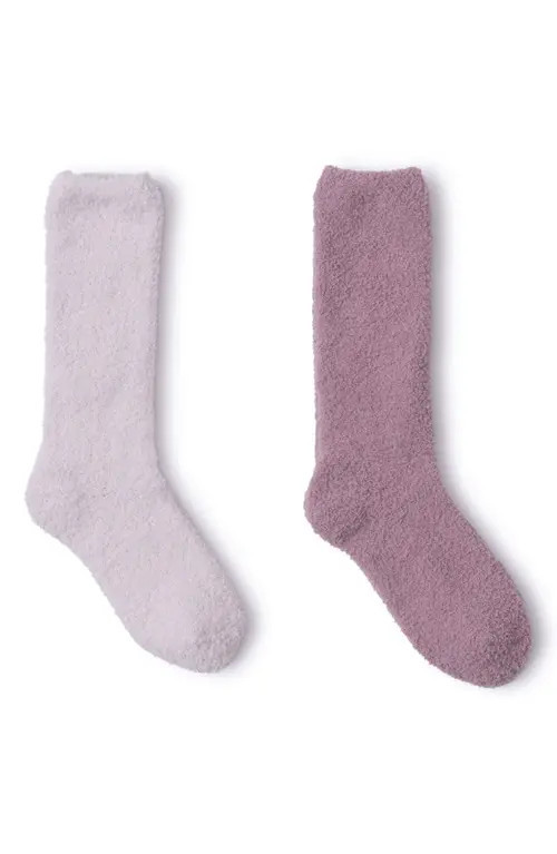 barefoot dreams 2-Pack CozyChic™ Socks in Teaberry Multi at Nordstrom | Nordstrom